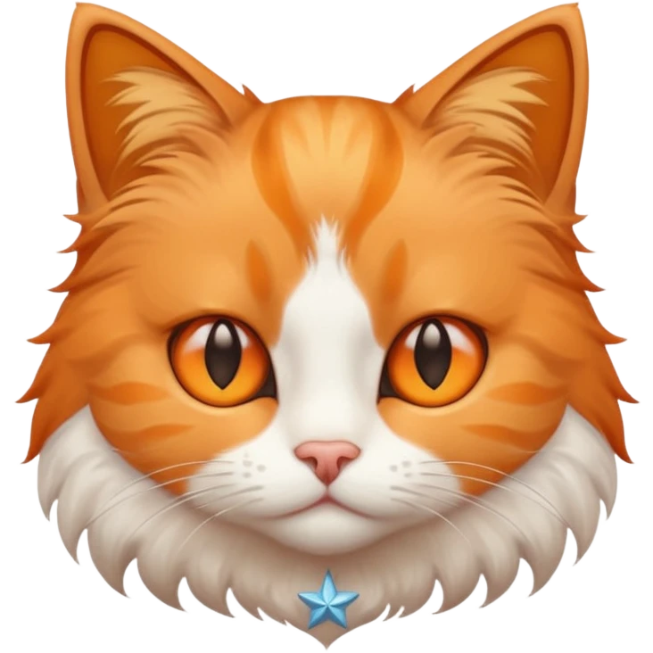 Кот с глазами звёздами emoji