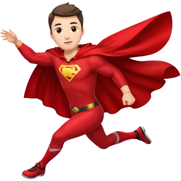 guy flying without powers emoji
