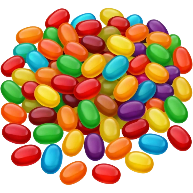 Jelly bean emoji