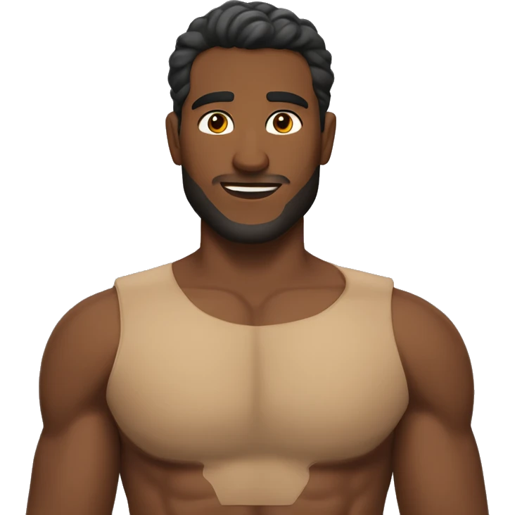 Pectorales en hombre sin cuerpo emoji