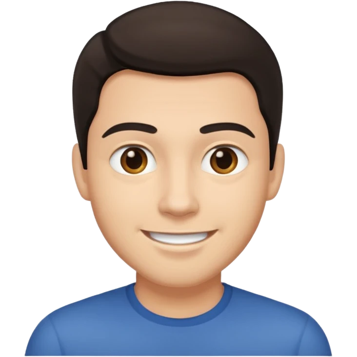 The man is up to something emoji