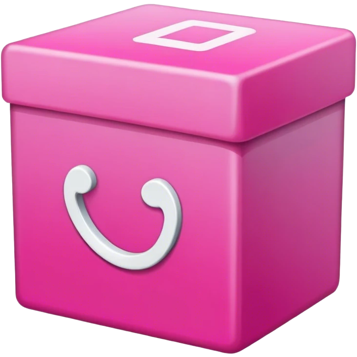 pink check box emoji