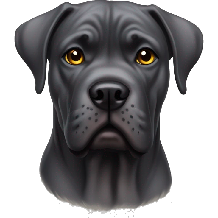 Cane corso named tikka emoji