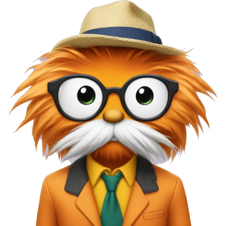  Preppy lorax emoji