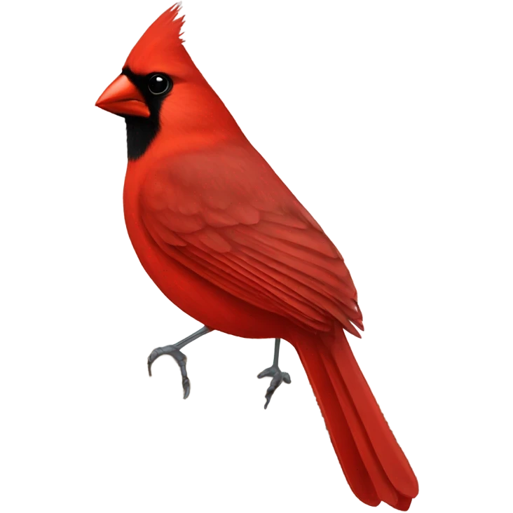Northern cardinal emoji