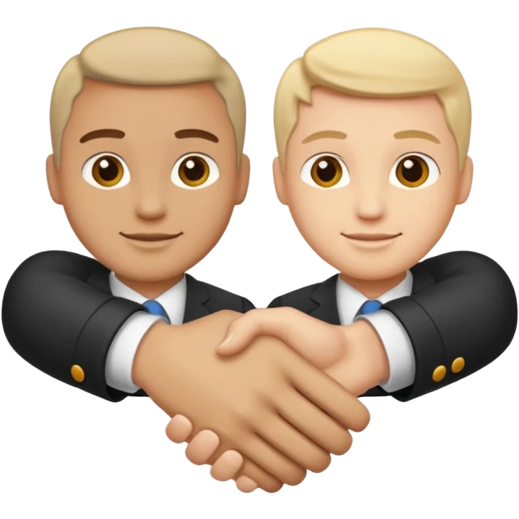 Hand shake emoji