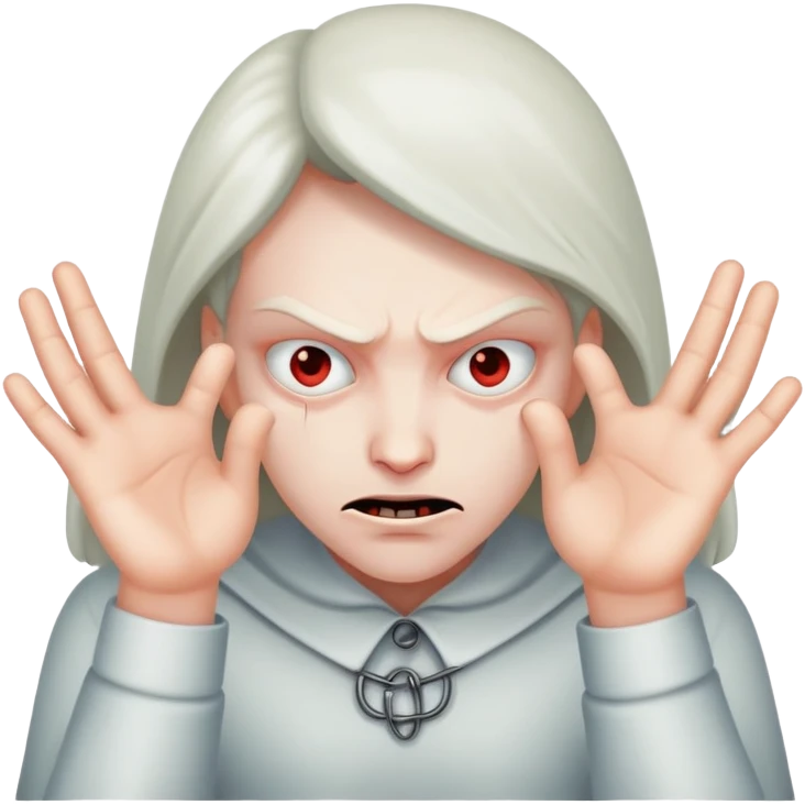 Maniacal, plotting, hands rubbing together, evil emoji