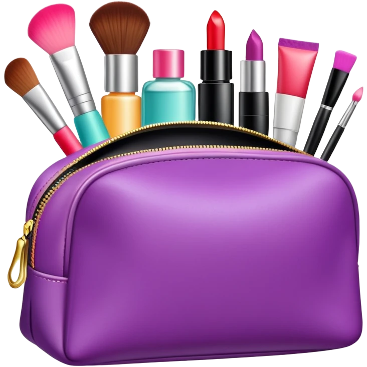 Bolsa con maquillaje  emoji