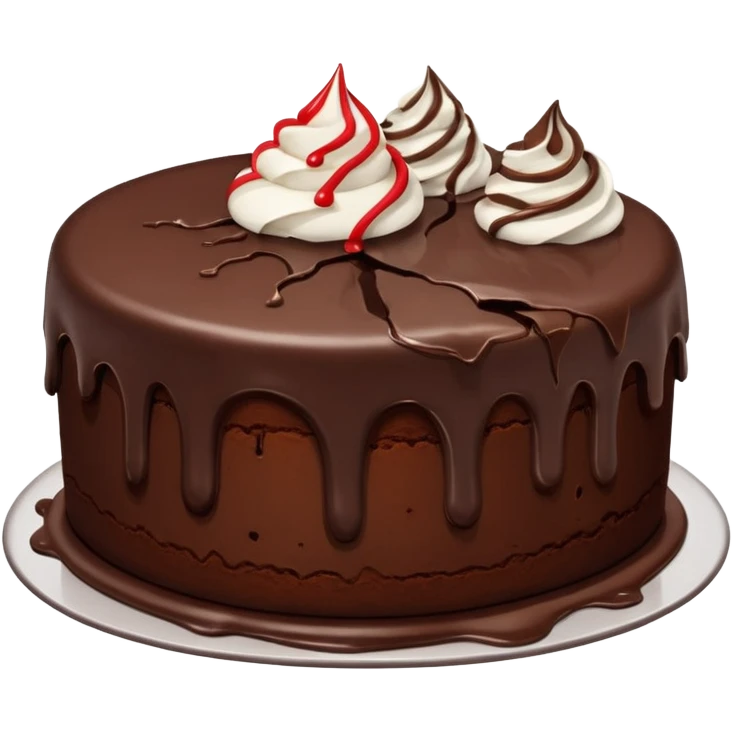 Fallen cake emoji