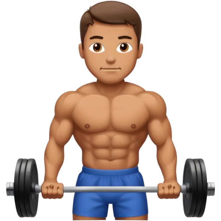 man lifting weights

 emoji