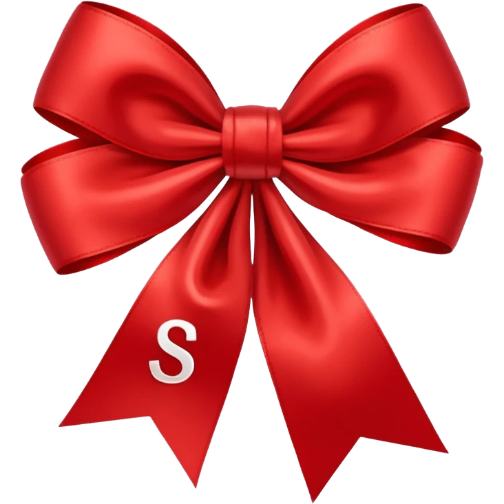 red bow with logo "S" emoji