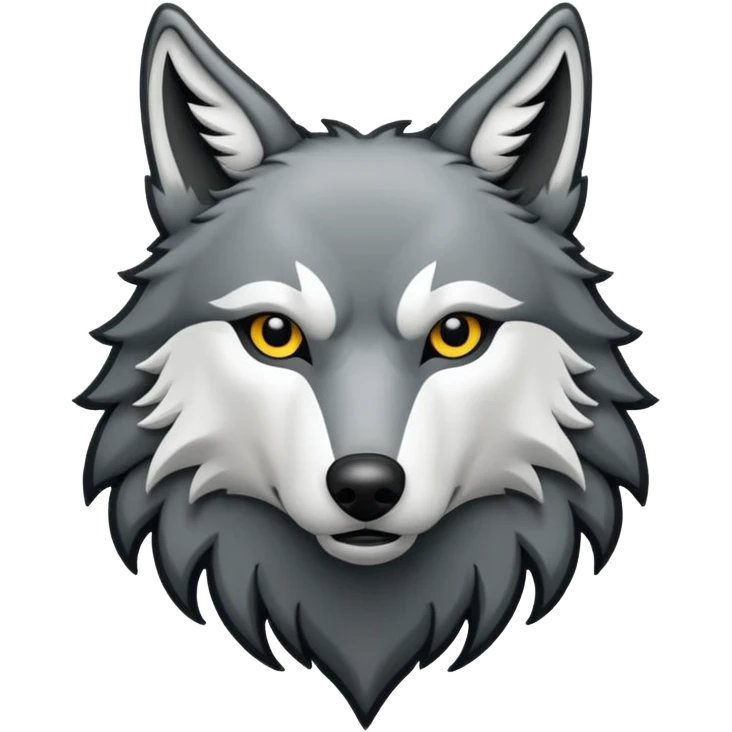howling wolf crest emoji