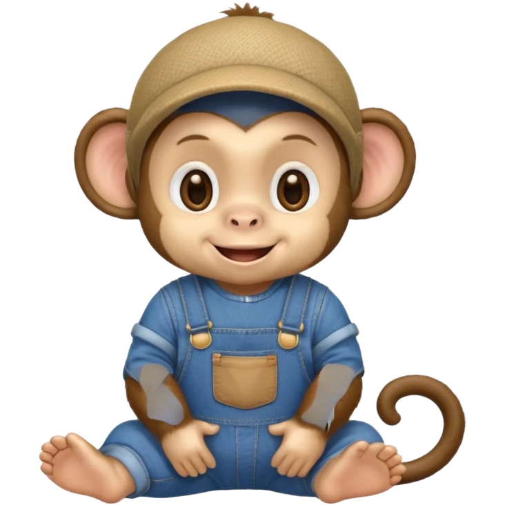 changuito con overol  emoji
