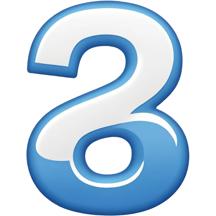 Just the number 26 with a white background emoji