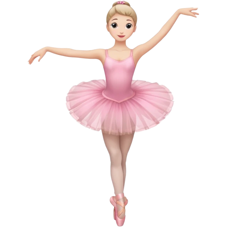 full body balet with pink tutu emoji