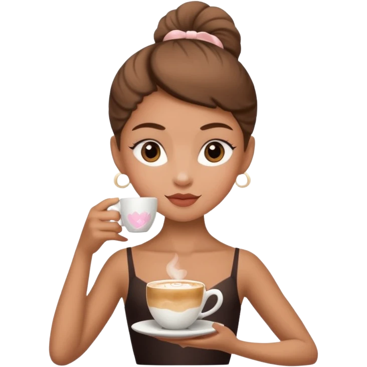 Ballerina cappuccino emoji