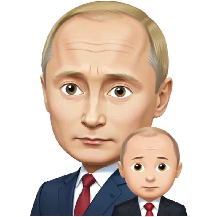 Путин стоит на зеленском emoji