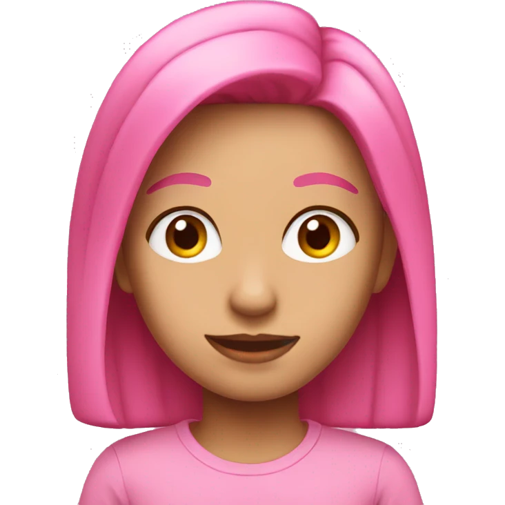 Pink emoji