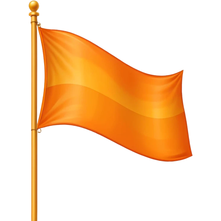 Orange flag emoji