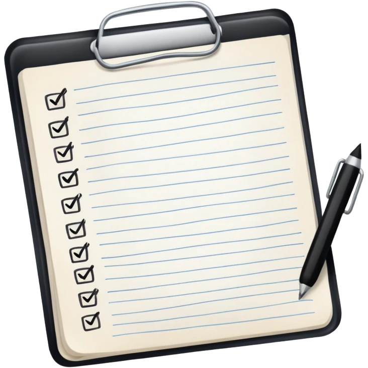 checklist emoji