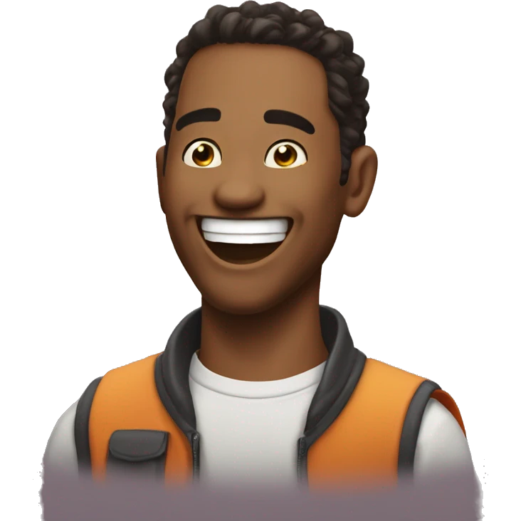 Laughing at my own joke emoji