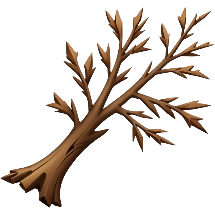 broken branch emoji