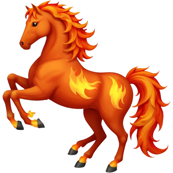 fire horse emoji