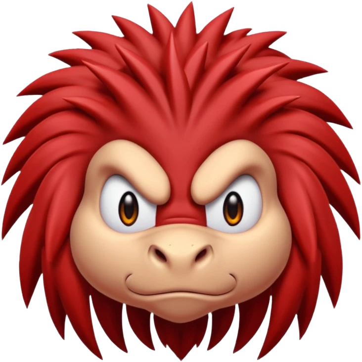 Sonic the hedgehogs friend knuckles emoji
