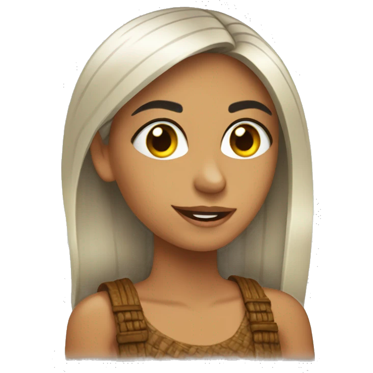 cara en un coco emoji