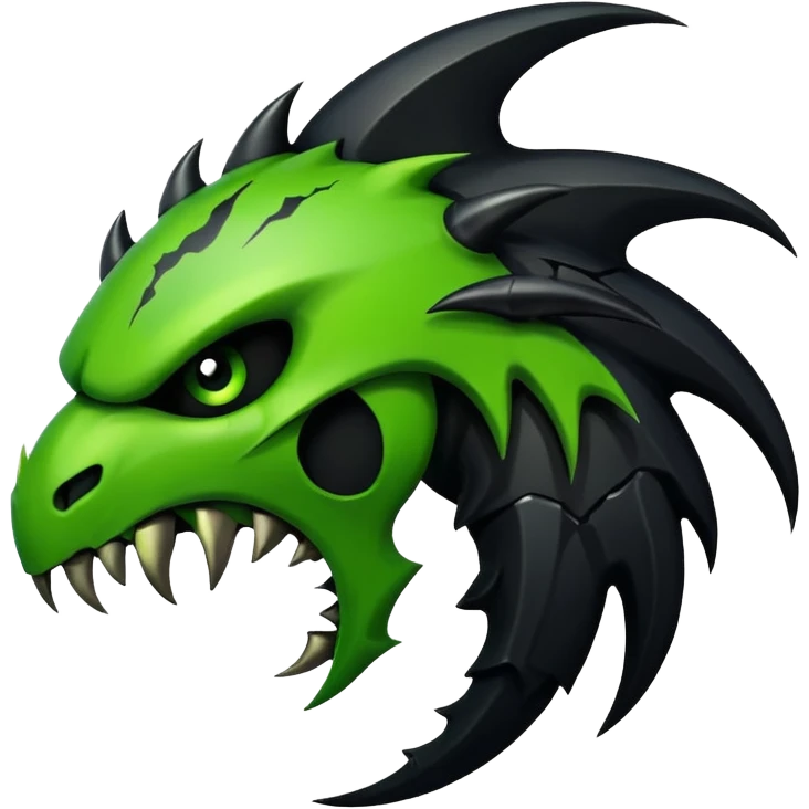 Generate logo of monster energy emoji