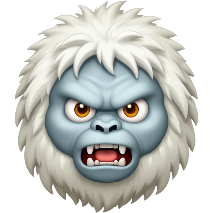 Angry yeti emoji