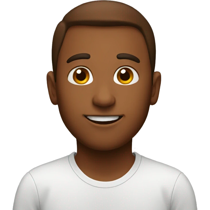 Brown hear emoji