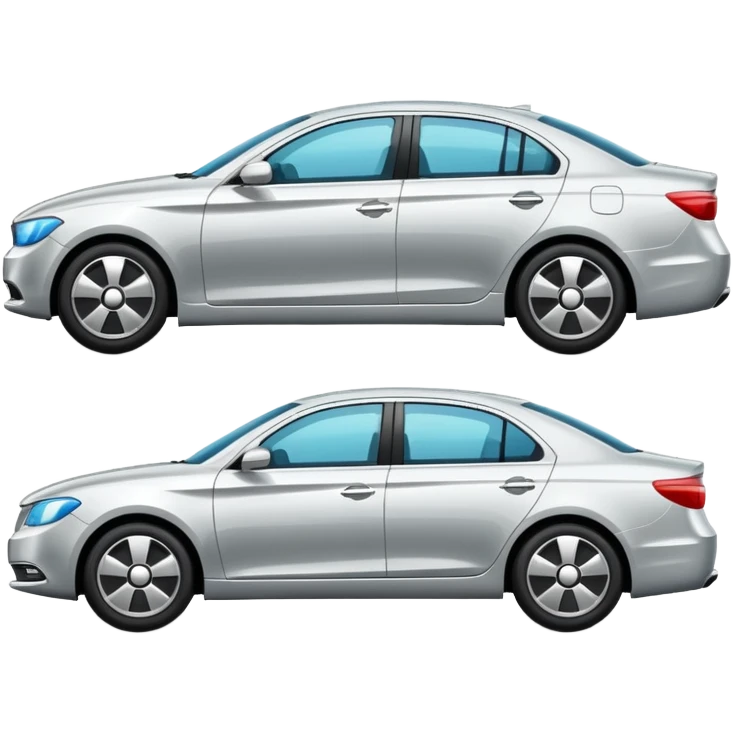 Modern sedan car emoji