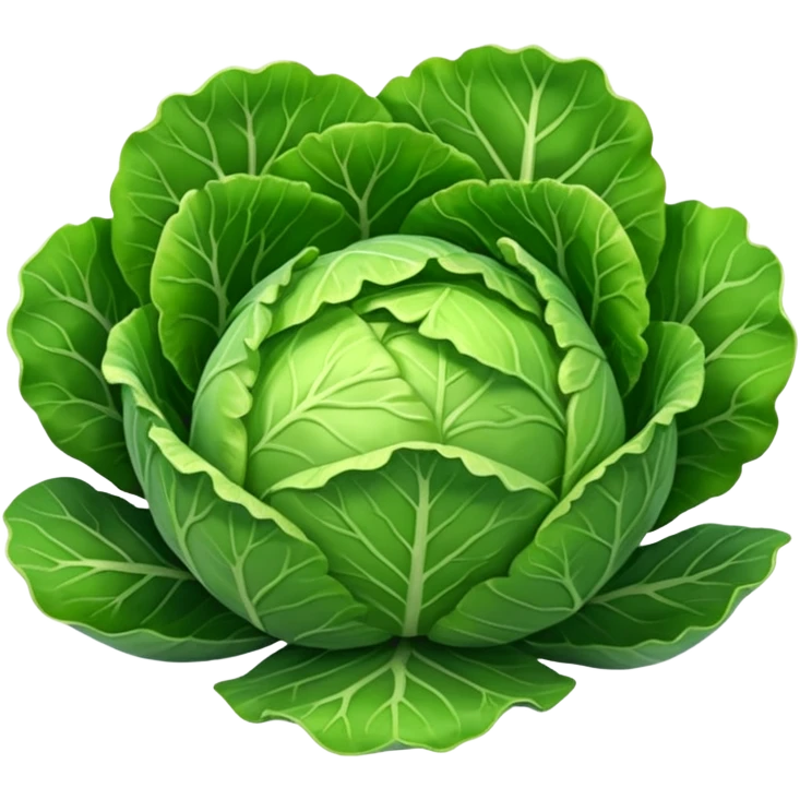 green cabbage  emoji