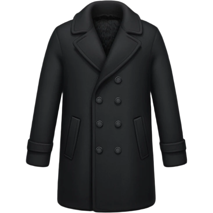 coat black emoji