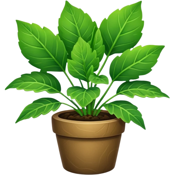 Leafy green emoji