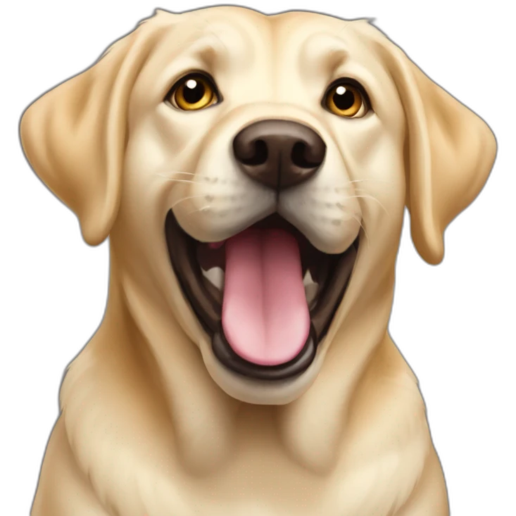 play-bow play-bow play-bow labrador wagging emoji