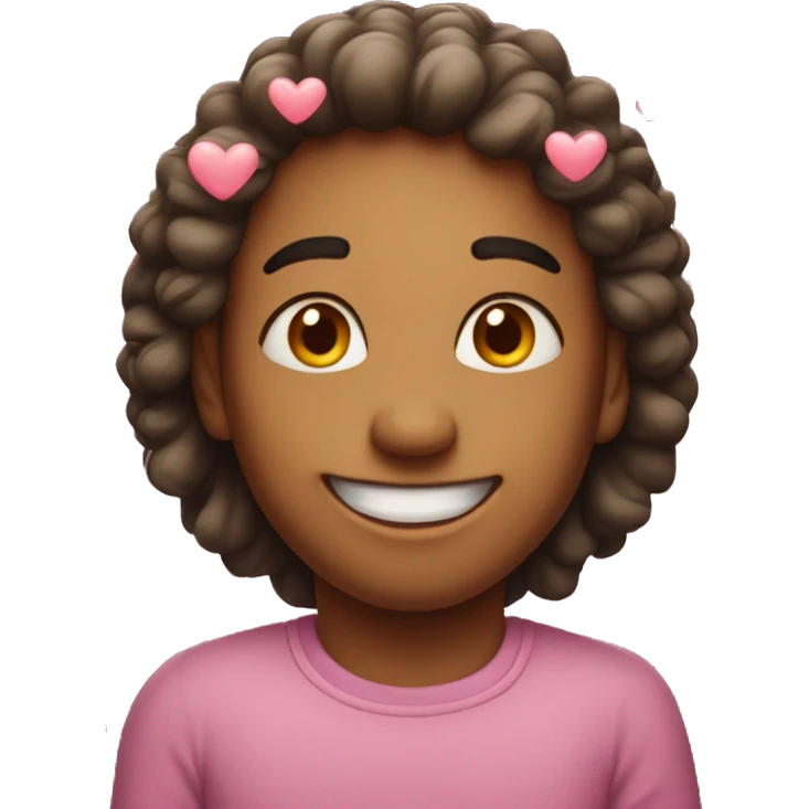 beaming face with 100 hearts emoji