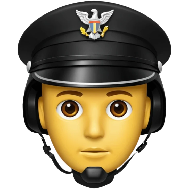 Helm polisi militer emoji
