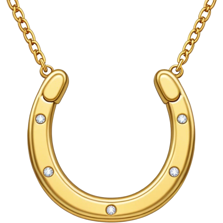 Horseshoe necklace emoji