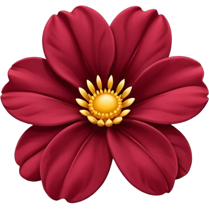 bergundy flower emoji