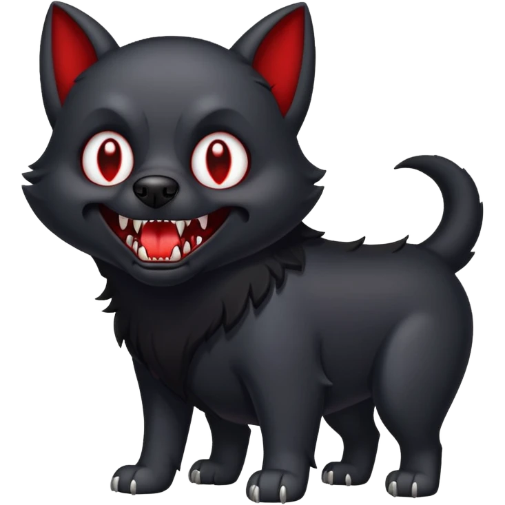 vampire dog emoji