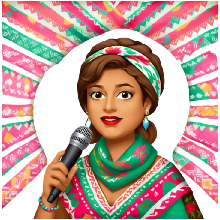 Colorful Singer emoji