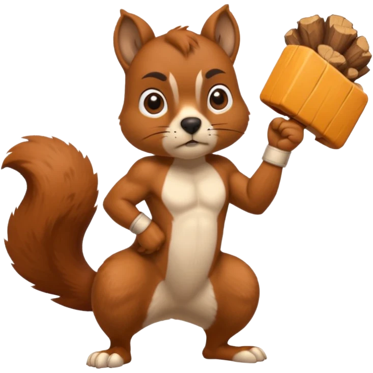squirrel Boxer emoji
