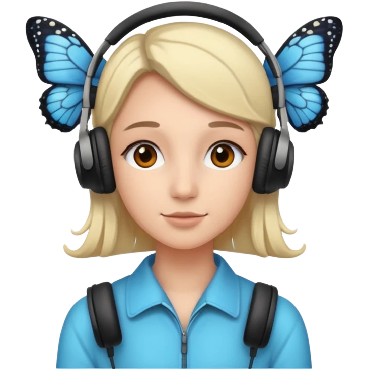 🥲🎧🦋 emoji