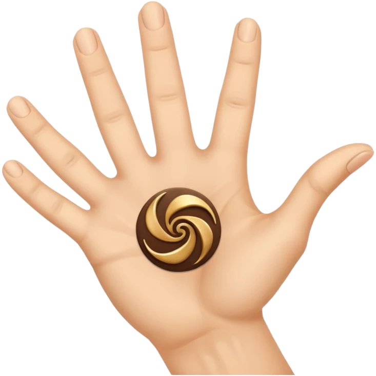 Triskelion hand signal emoji