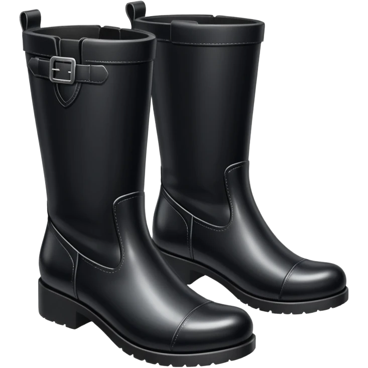 Black boots emoji
