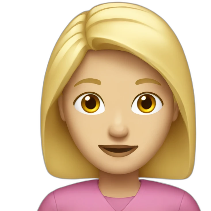 Un blond emoji