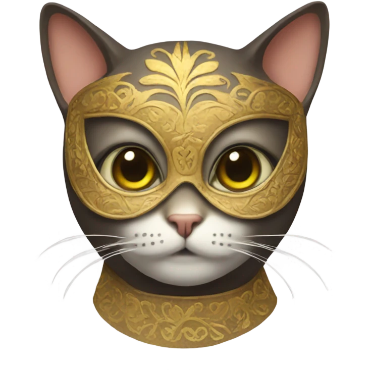Cat with mask emoji