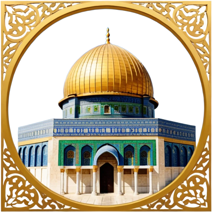 Dome of the rock, Palestine emoji
